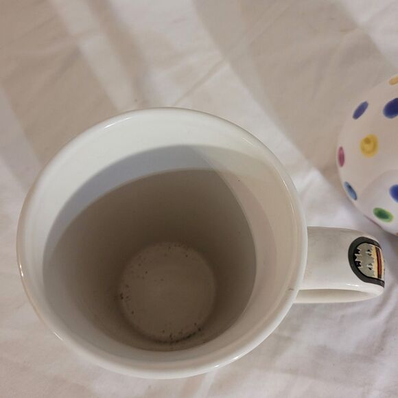 3 Cermaic Pieces 2 Mugs & Vase W/ Plush - Picture 7 of 16